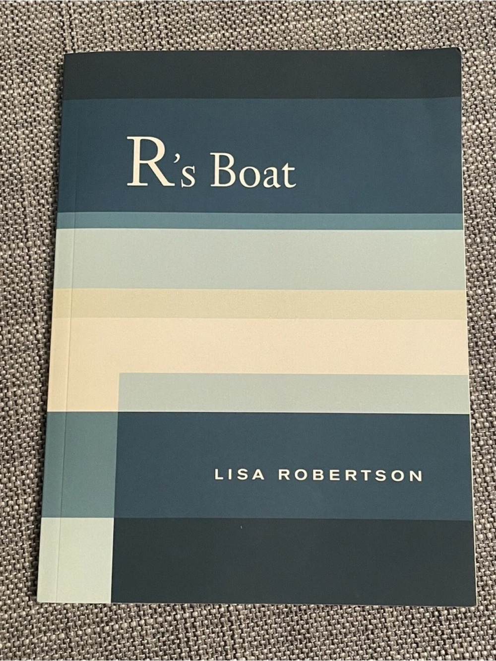 R's Boat by Lisa Robertson - Blue Gradient Cover